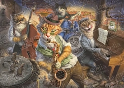 Puzzle Magnolia fanúšikovia v ohrození 1000 dielikov