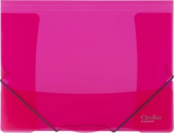 Zložka s gumičkou Opaline červená A4