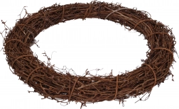 Dekoračný ratanový veniec 35 cm