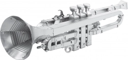 Metal Earth 3D kovové puzzle – trúbka