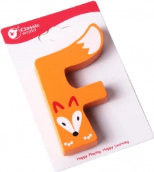 Drevené písmeno F Classic World