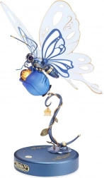 3D mechanická skladačka modrý motýľ ROKR