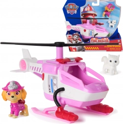 Paw Patrol záchranný hasičský vrtuľník Skye s figúrkou a mačiatkom