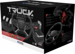 Hori Force Feedback Truck Control System pre PC – realistický truck volant s radičkou a pedálmi