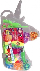 Sada farebných gumičiek Loom 380 kusov