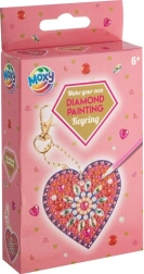 Diamantové maľovanie prívesok srdce – mandala MOXY