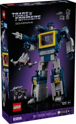 Lego Icons Transformers: Soundwave – zberateľský model pre dospelých