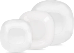 Sklenená jedálenská sada LUNA 18 ks