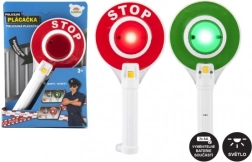 Policajná plácačka plastová so svetlom