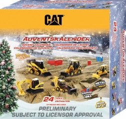 Adventný kalendár CAT stavebné stroje