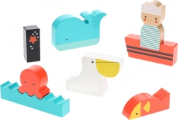 Drevená skladacia hra Na mori PETIT COLLAGE