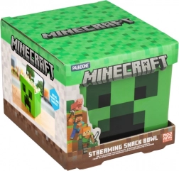 Minecraft miska Creeper so stojančekom na telefón