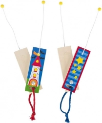 kúzelný trik miznúca šnúrka drevená hračka