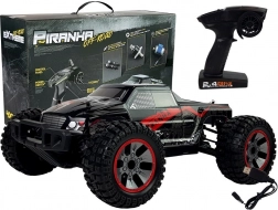 RC terénne auto 1:10, 4x4, 40 km/h – červené