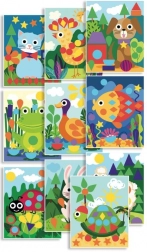 Samolepky tvary a farby – farma