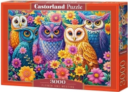 Castorland puzzle Sovie stretnutie v kvetoch 3000 dielikov
