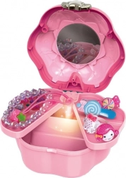 Kvetinová šperkovnica pre deti