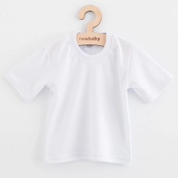 detské bavlnené tričko s krátkym rukávom New Baby