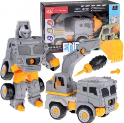 Super stavebné auto-robot 2v1 – Rýpadlo