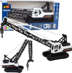 Biely pásový žeriav na hranie s otočným hákom 360°