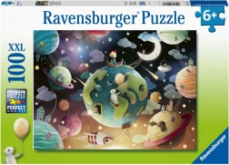 Ravensburger puzzle Planet Playground 100 dielikov