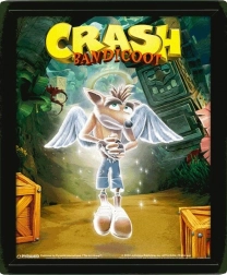 3D obraz Crash Bandicoot – Game Over