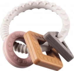 Silikónové hryzadlo Shape, Multicolor