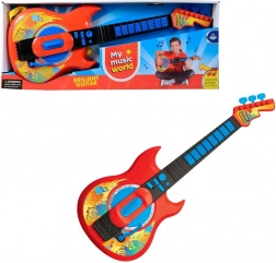 Detská elektrická gitara 55 cm – červená