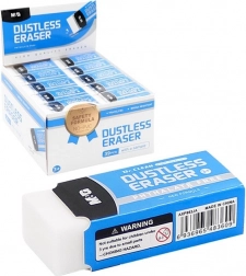 bezprašná guma M&G biela