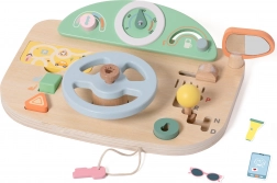 Drevená multifunkčná manipulačná doska v tvare volant Classic World