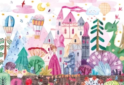 Puzzle so samolepkami Zámok 250 dielikov