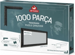 Rám na puzzle 96x34 cm čierny