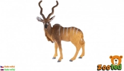 Figúrka veľkého kudu 14 cm – realistická plastová antilopa