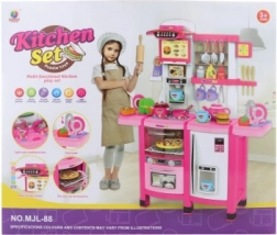 Veľká detská kuchynka s funkciami na batérie a vodu