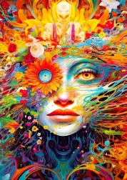 Puzzle Odvážna múza 1000 dielikov