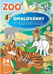 Omaľovánka so samolepkami ZOO