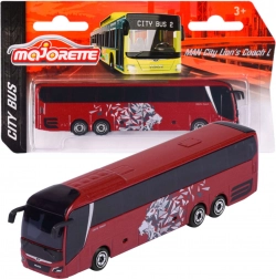 Mestský autobus MAN Lion's City C červený – model Majorette