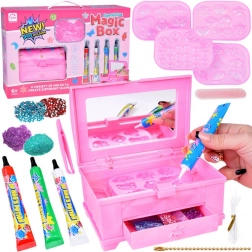 Kreatívna sada na výrobu šperkov s kúzelnými gélmi