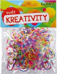 Magické pruhované splietacie gumičky mix farieb