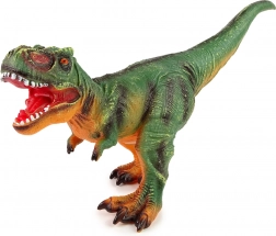 Veľká figúrka dinosaurus T‑Rex zeleno‑oranžový so zvukom 60 cm