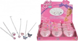 Prsteň a náhrdelník v srdiečkovej dóze