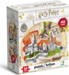 Puzzle Harry Potter: Škola čar a kúziel v Rokforte 450 dielikov