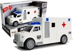 Ambulancia 1:20 s frikčným pohonom, svetlami a zvukmi