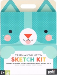 Petit Collage cestovná výtvarná sada mačka