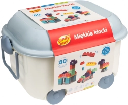 Mäkké stavebnice pre deti, 80 dielikov