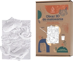 Sádrová 3D omaľovánka CANDELLANA – obraz na maľovanie – Ryby