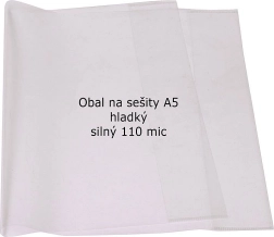Obaly na zošity A5 CONCORDE, 110 mikrónov, sada 10 ks