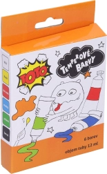 Temperové farby metalické set 6×12 ml