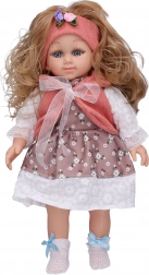 Bábika s mašľou 39 cm