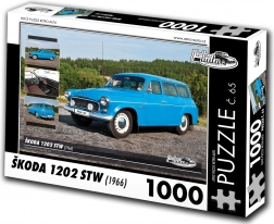 Puzzle RETRO-AUTA Škoda 1202 STW 1000 dielikov